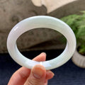 糯种带淡底色平安镯（56.7mm）（yc090544）