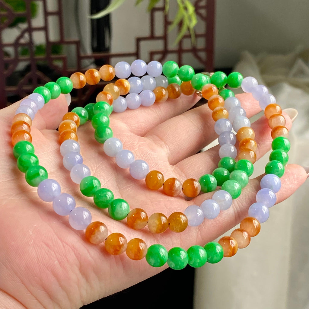 冰种多宝珠链（107颗）（yc196874）