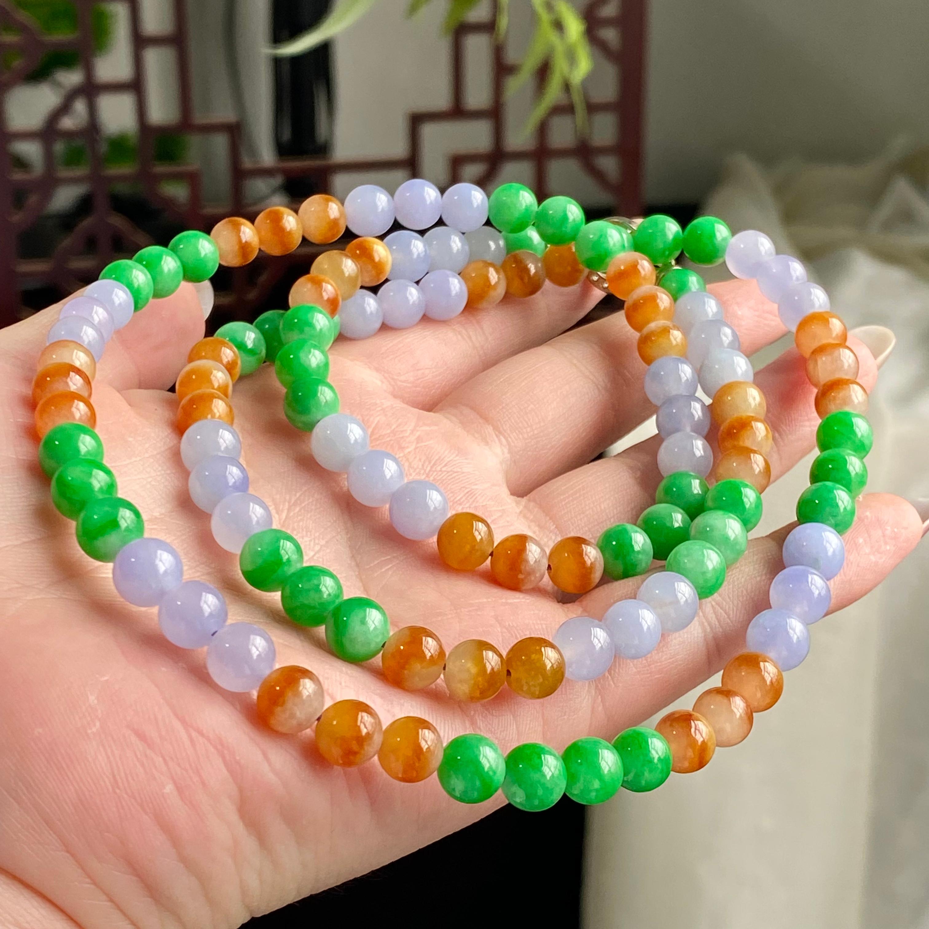 冰种多宝珠链（107颗）（yc196874）