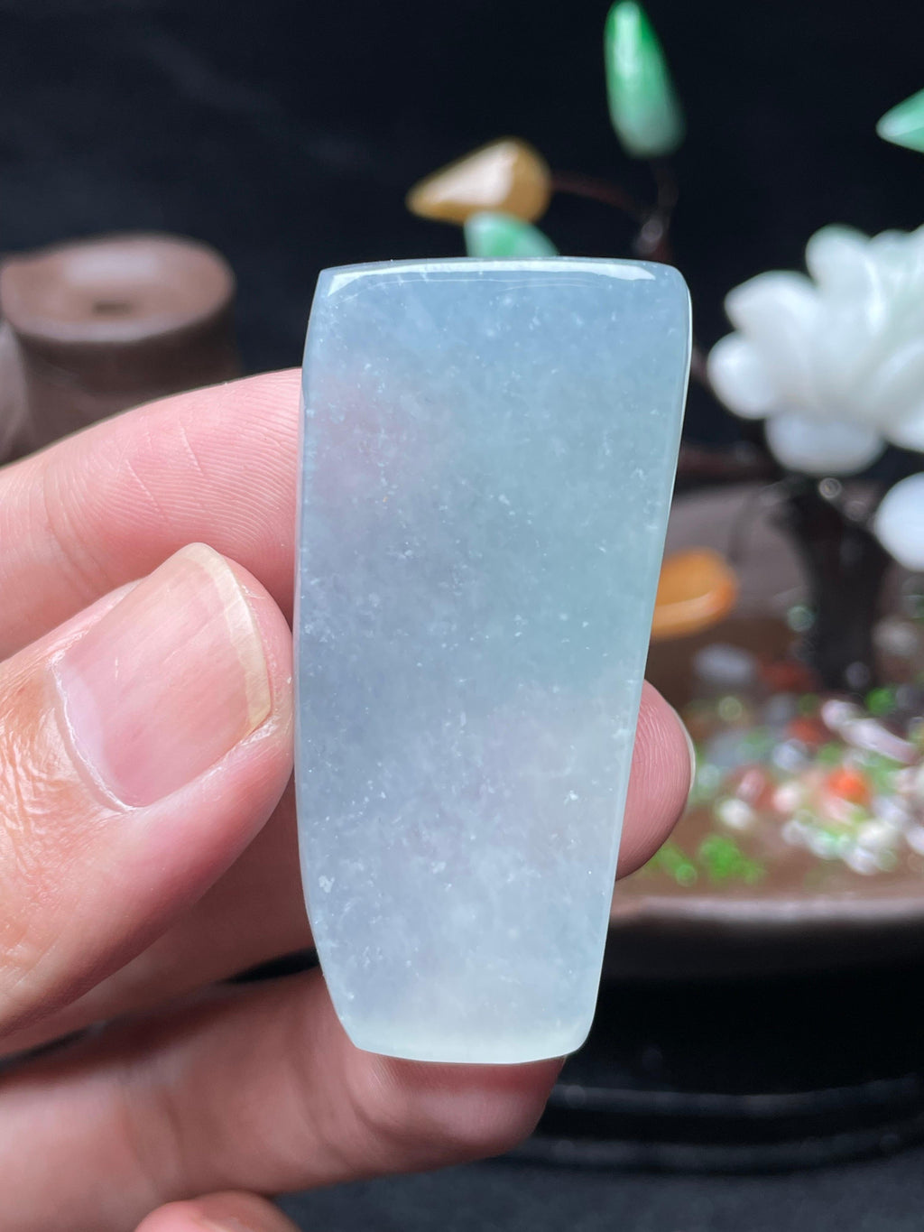 冰晴底雪花棉挂件（yc522523）