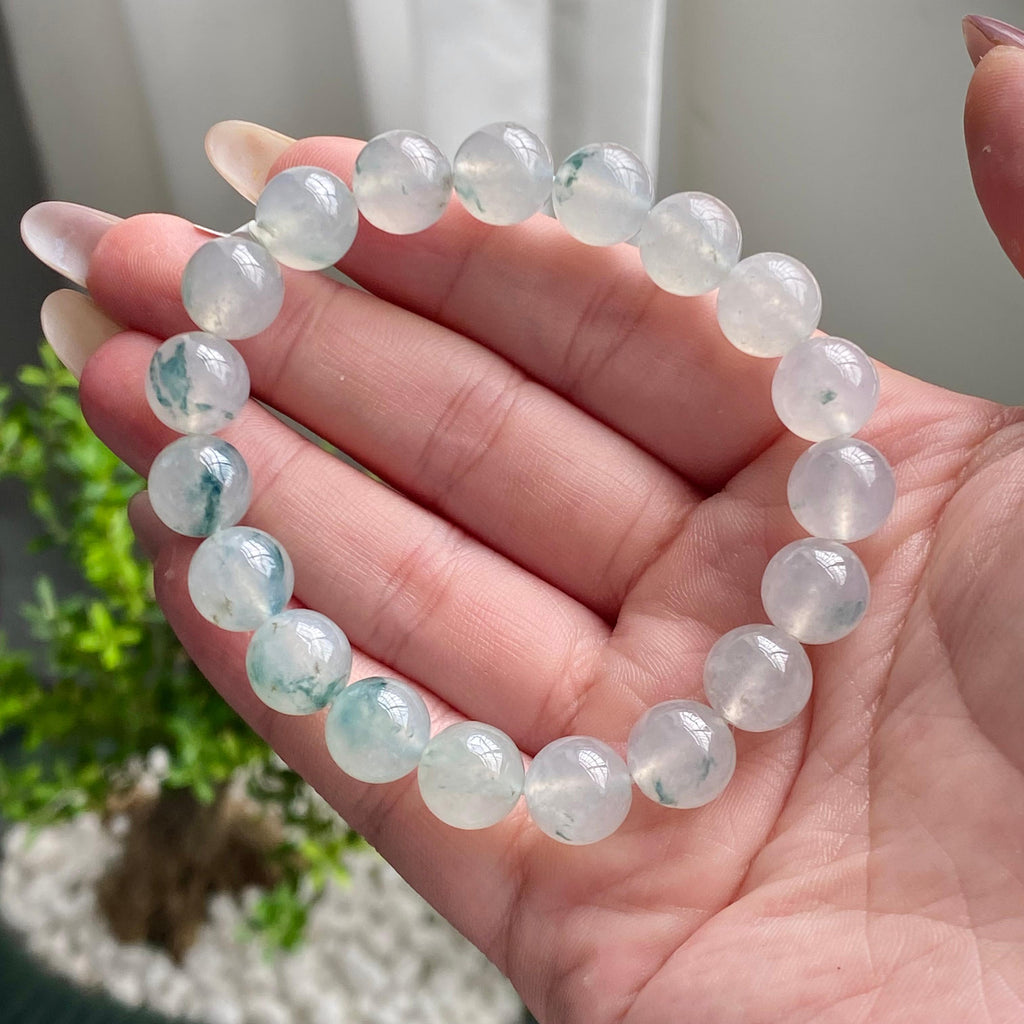 冰种飘花单圈手串（19颗）（yc202559）