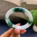 细糯种飘花平安镯（53mm）（yc090105）