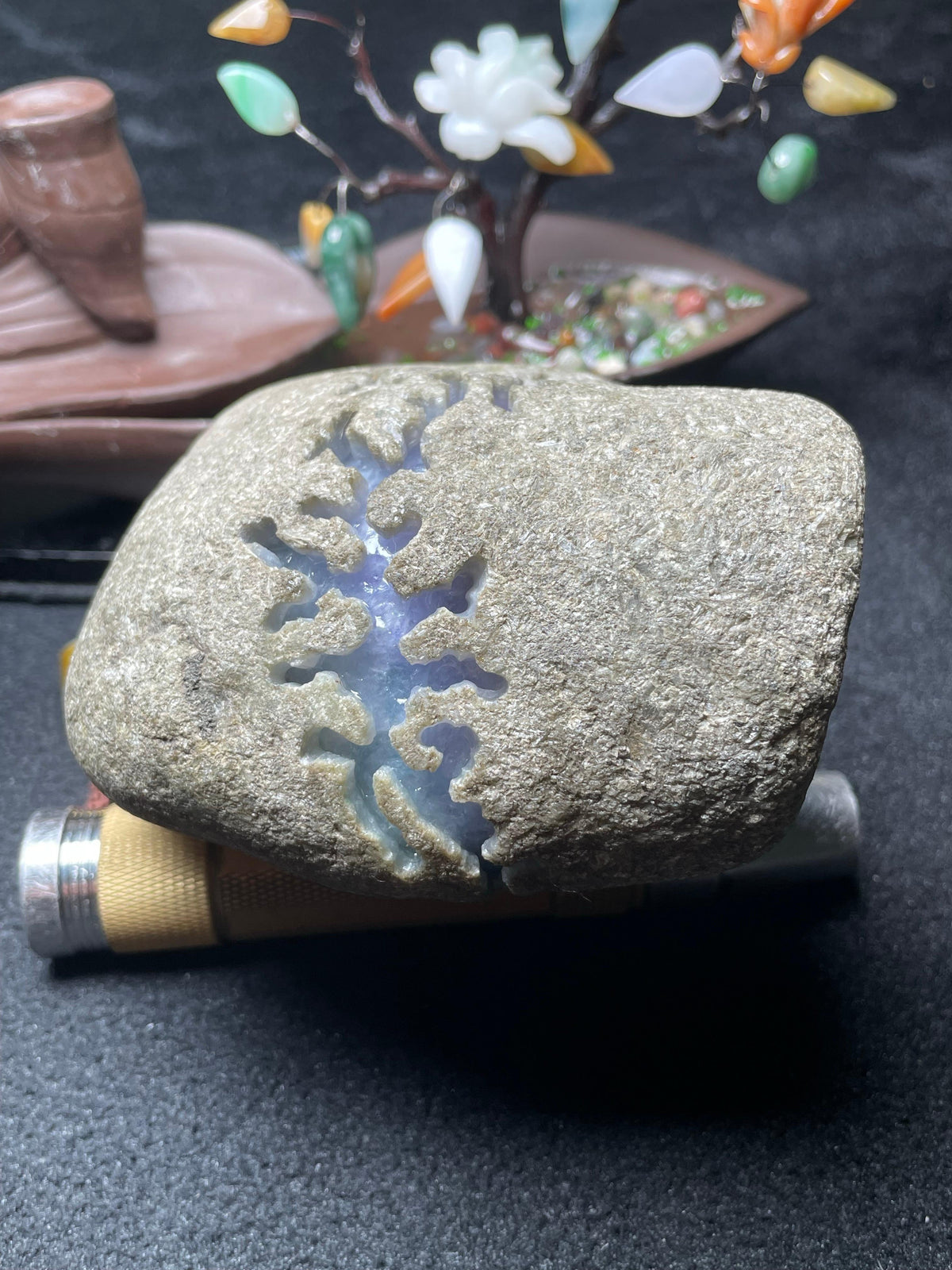 后江紫罗兰飘色飘花春彩开窗料（yc539707）