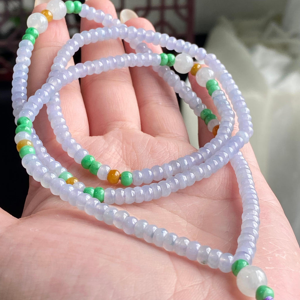 冰种多宝算盘珠珠链（yc196870）