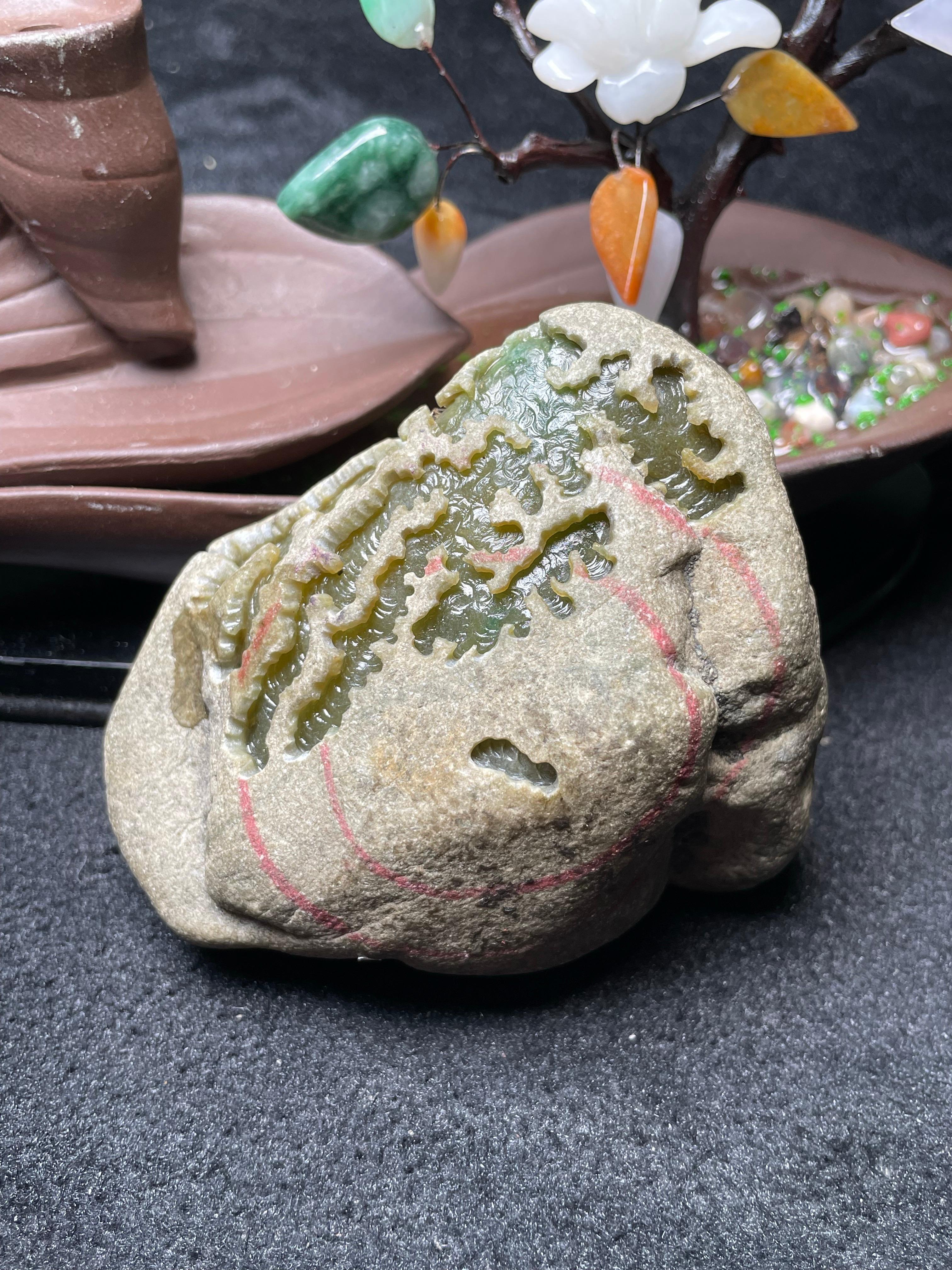 莫西沙开窗黄加绿牌子料（yc506363）