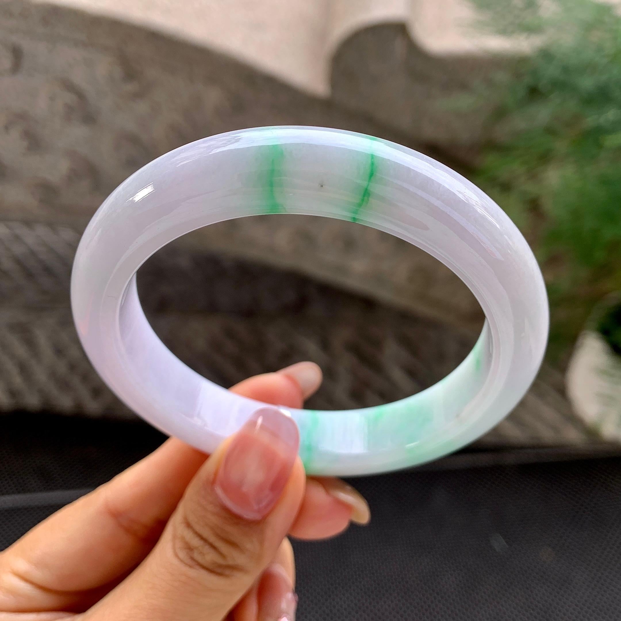 细糯种春彩平安镯（58.3mm）（yc288670）