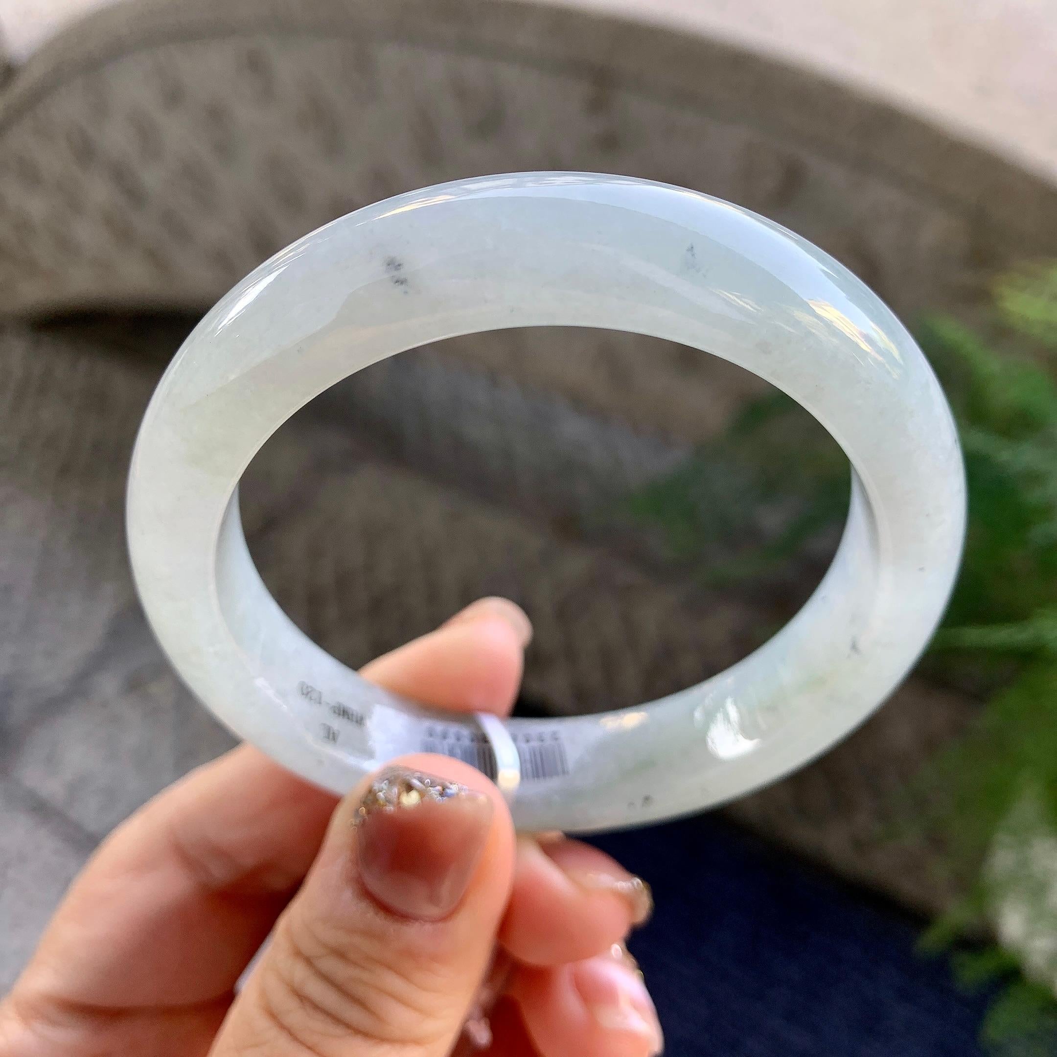 糯种无色平安镯（55.6mm）（yc275327）
