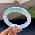 糯冰种飘花平安镯（56.6mm）（yc172416）