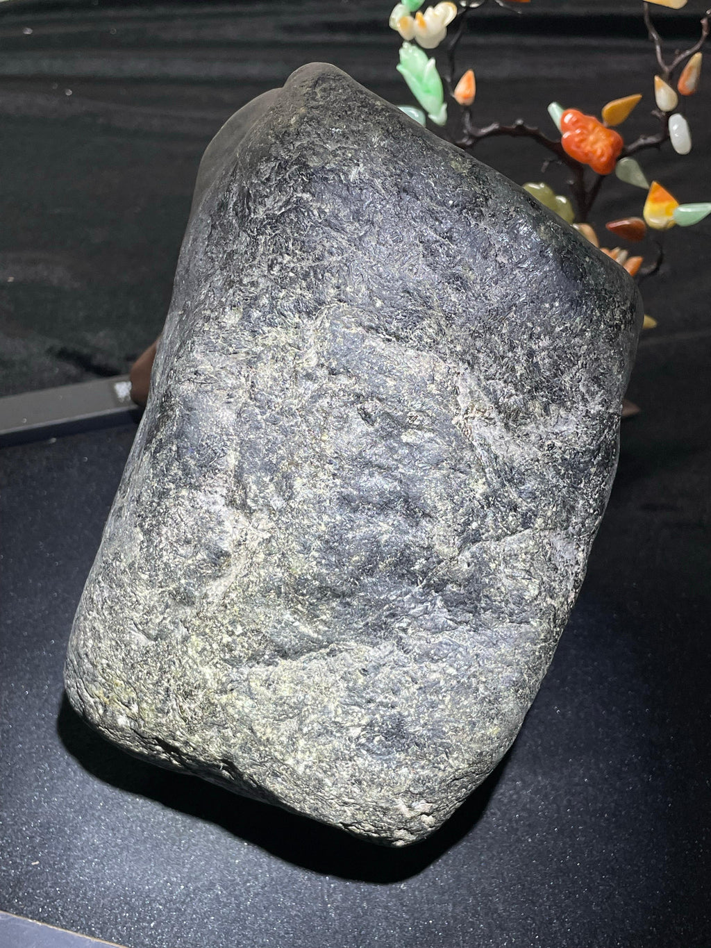 极品南齐开窗冰底湖水蓝（yc710674）