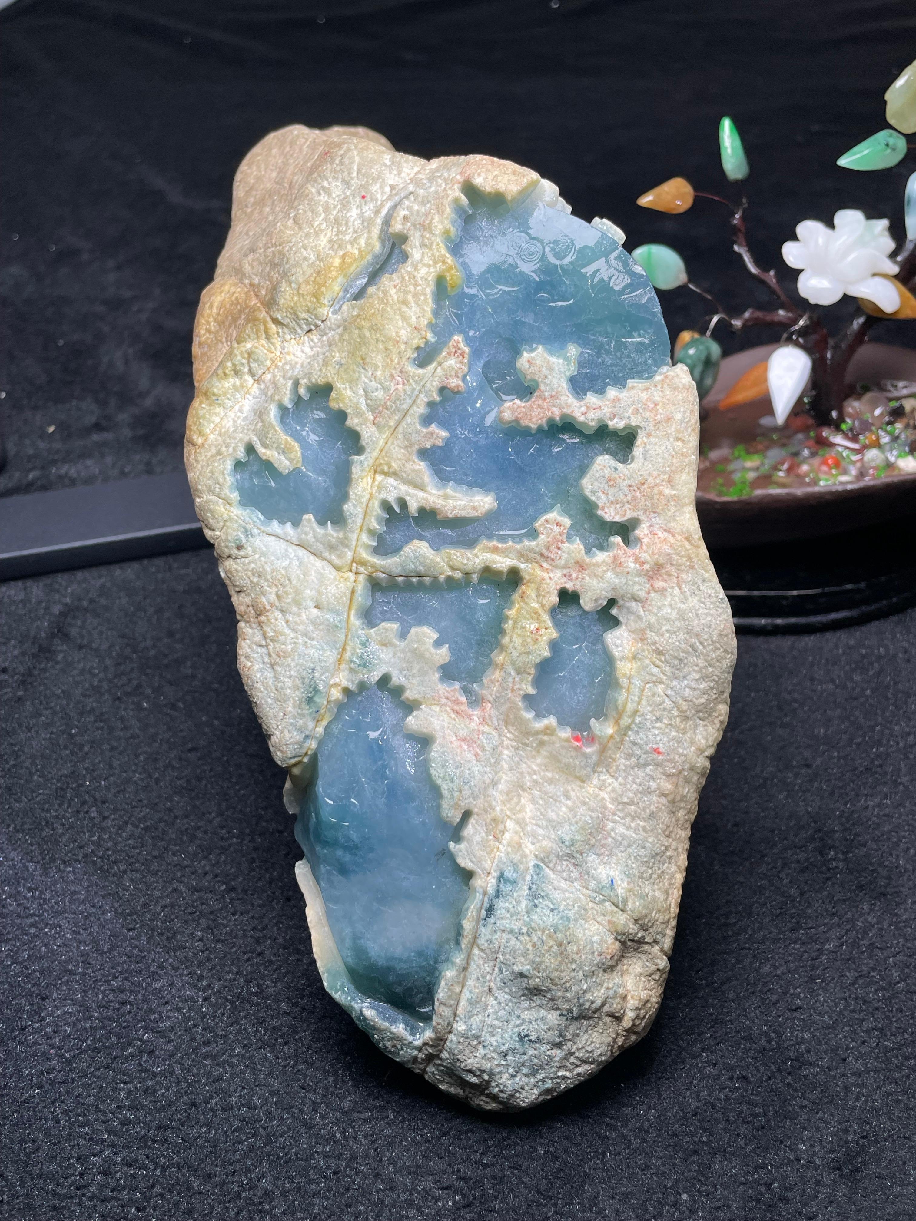木那开窗冰飘蓝花（yc534675）