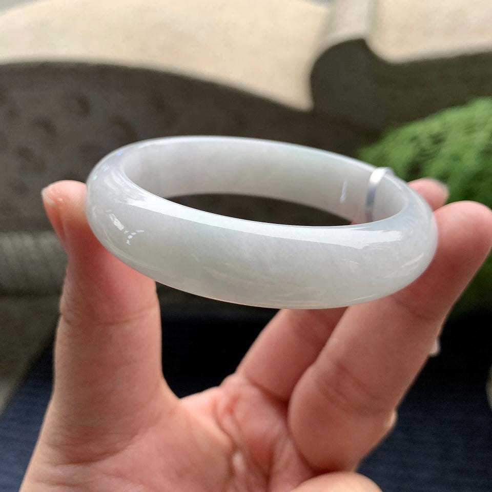 糯种无色平安镯（55.2mm）（yc093447）