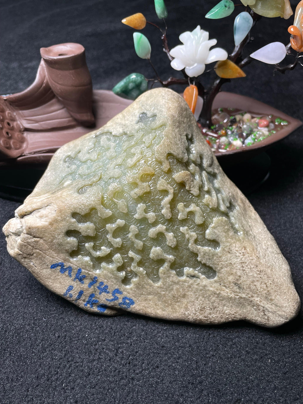 莫西沙开窗黄翡飘花（yc493921）