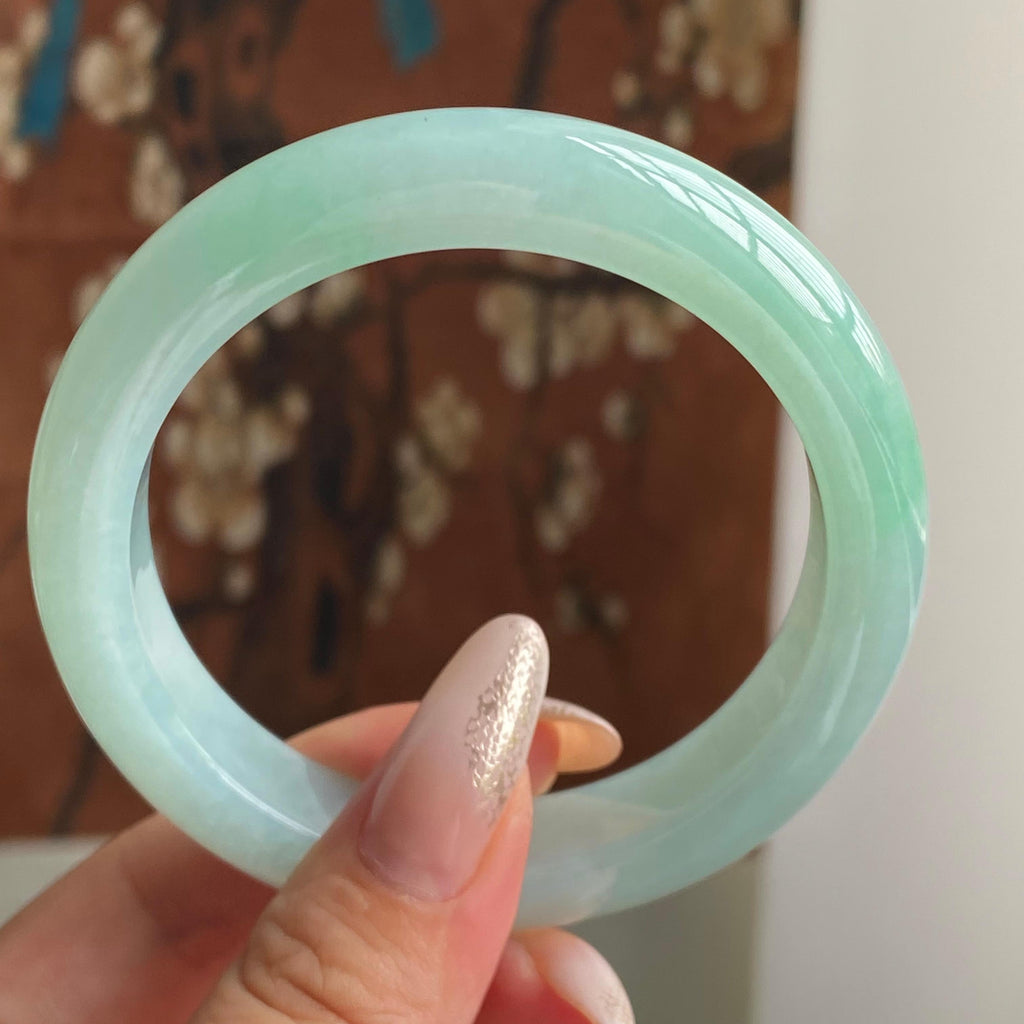 糯冰种晴底平安镯（56圈）（yc221734）