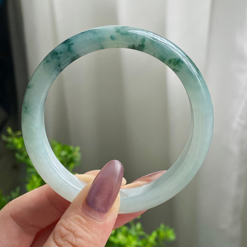 细糯种飘花平安镯（57圈）（yc202562）