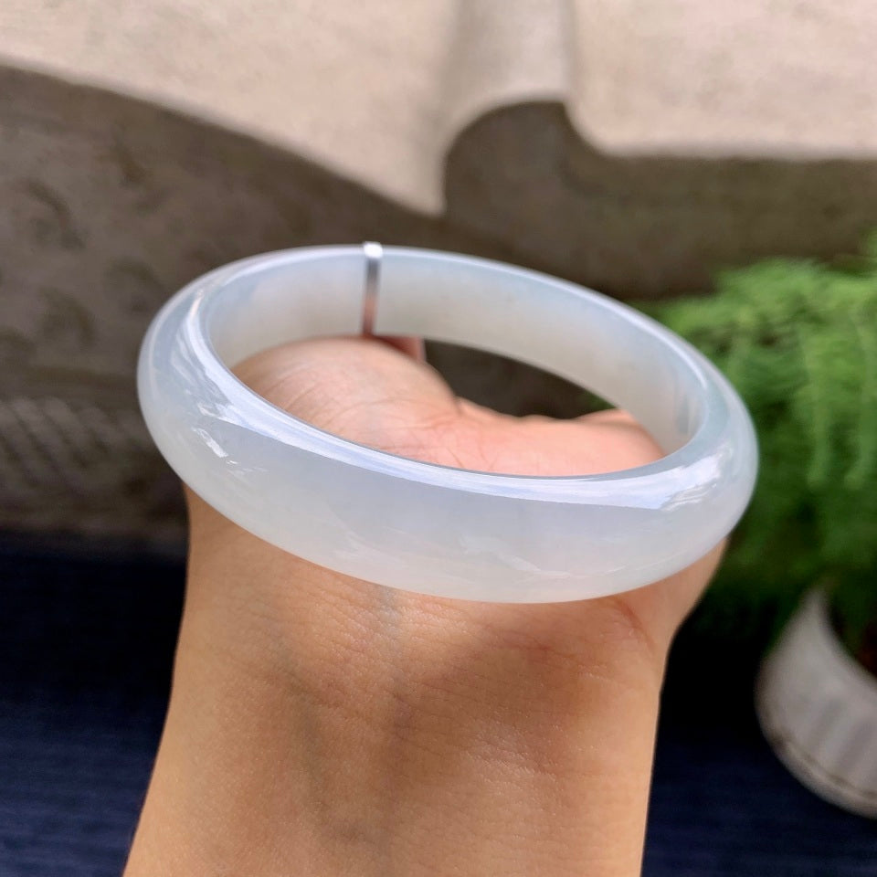 糯冰种无色平安镯（58mm）（yc081130）