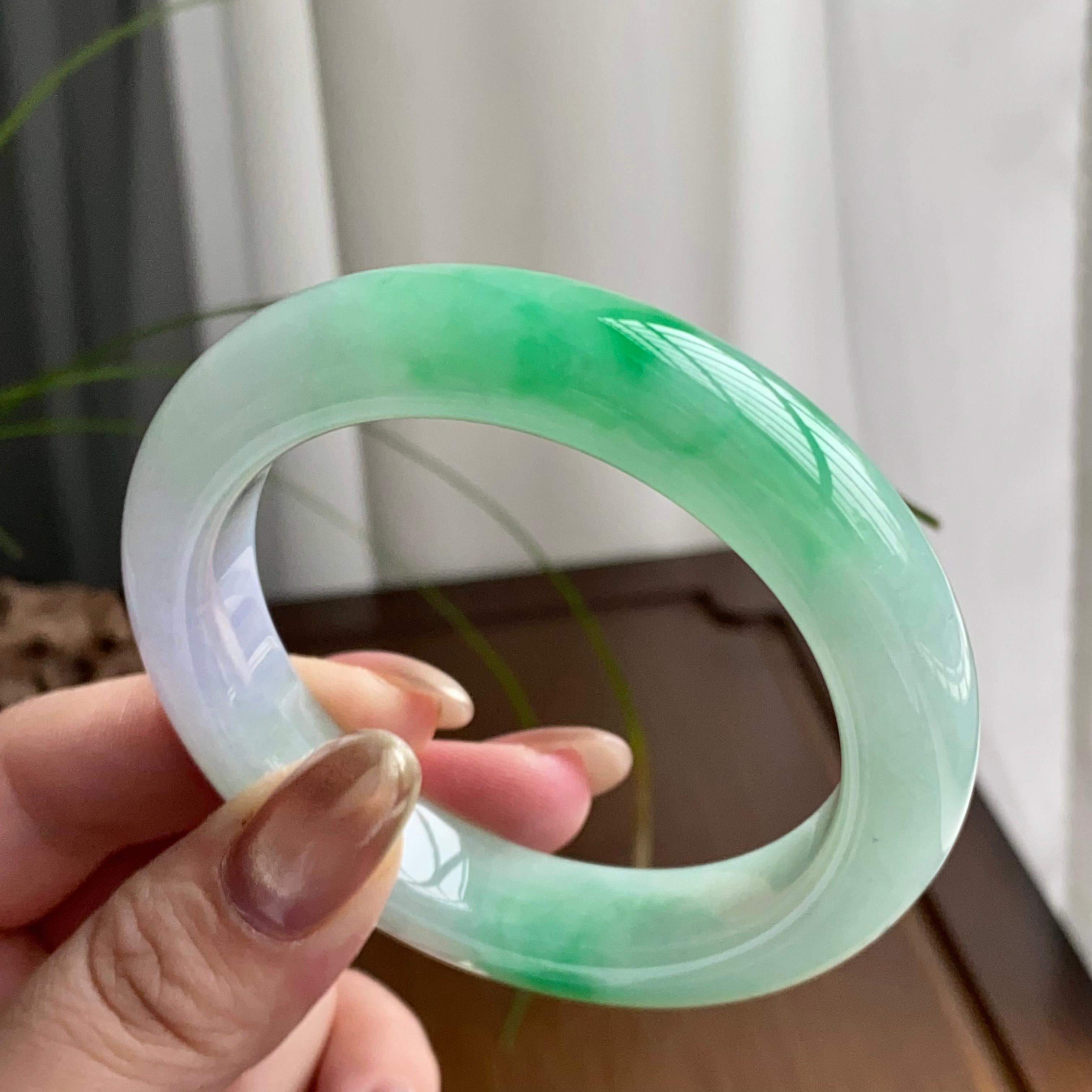 细糯种春彩平安镯（54圈）（yc259485）