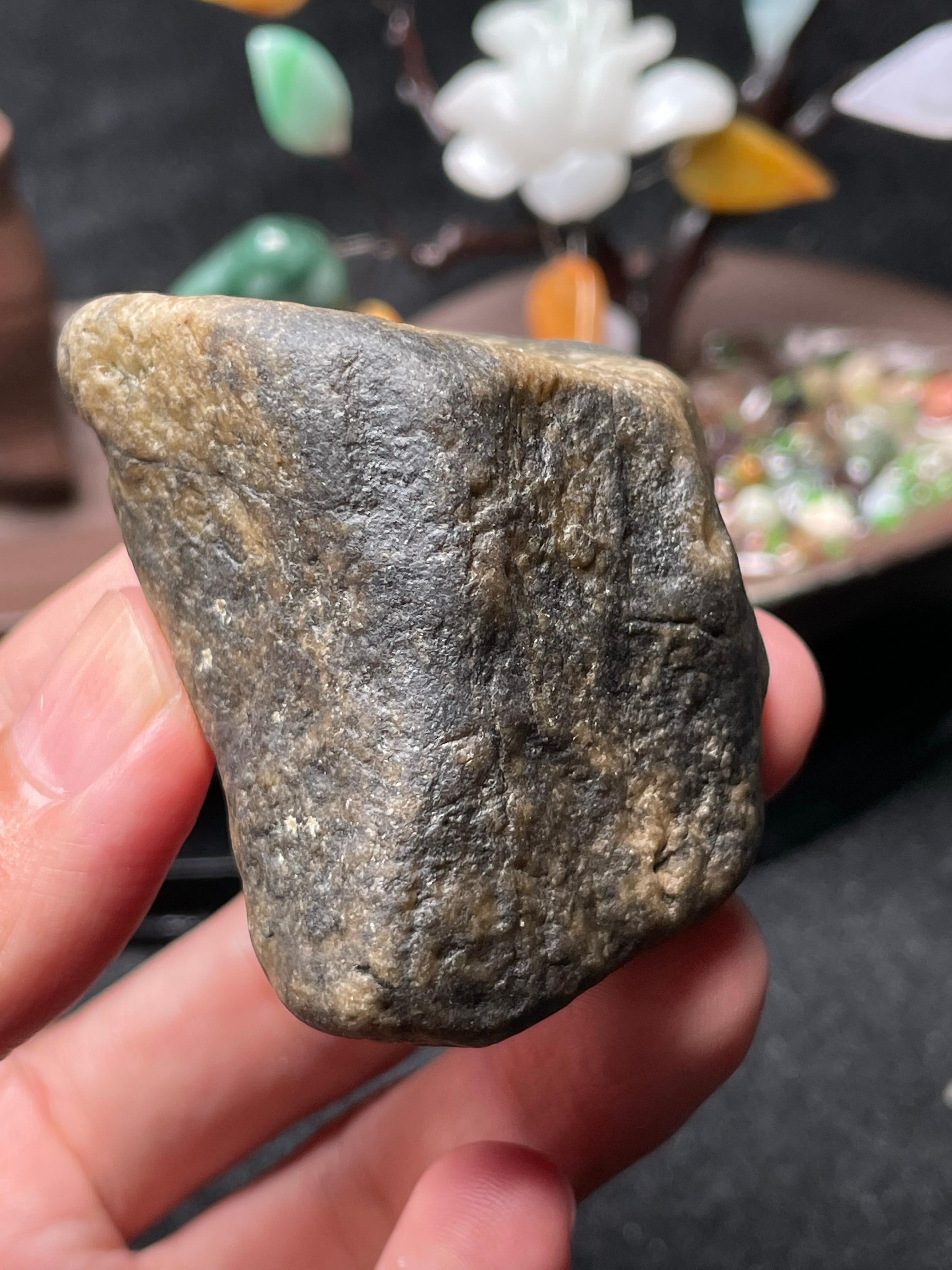 莫西沙开窗雪花棉飘花挂件料（yc494011）