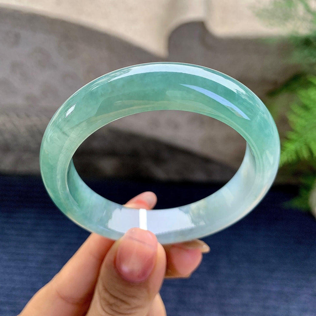 细糯种油青平安镯（50.2mm）（yc280855）