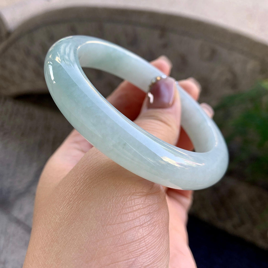 细糯种淡晴底平安镯（59.5mm）（yc276216）