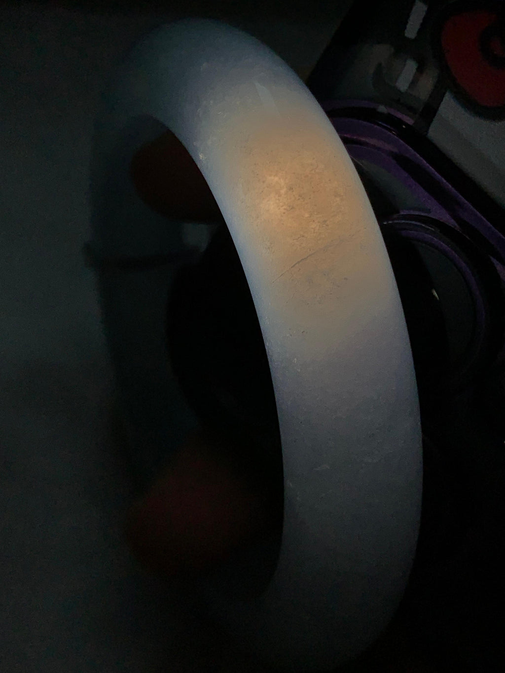 冰种淡蓝底平安镯（53.2mm）（yc273593）