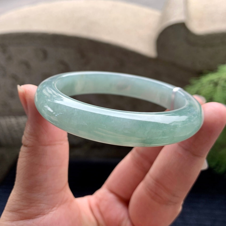 细糯种晴底平安镯（55.5mm)（yc089971）