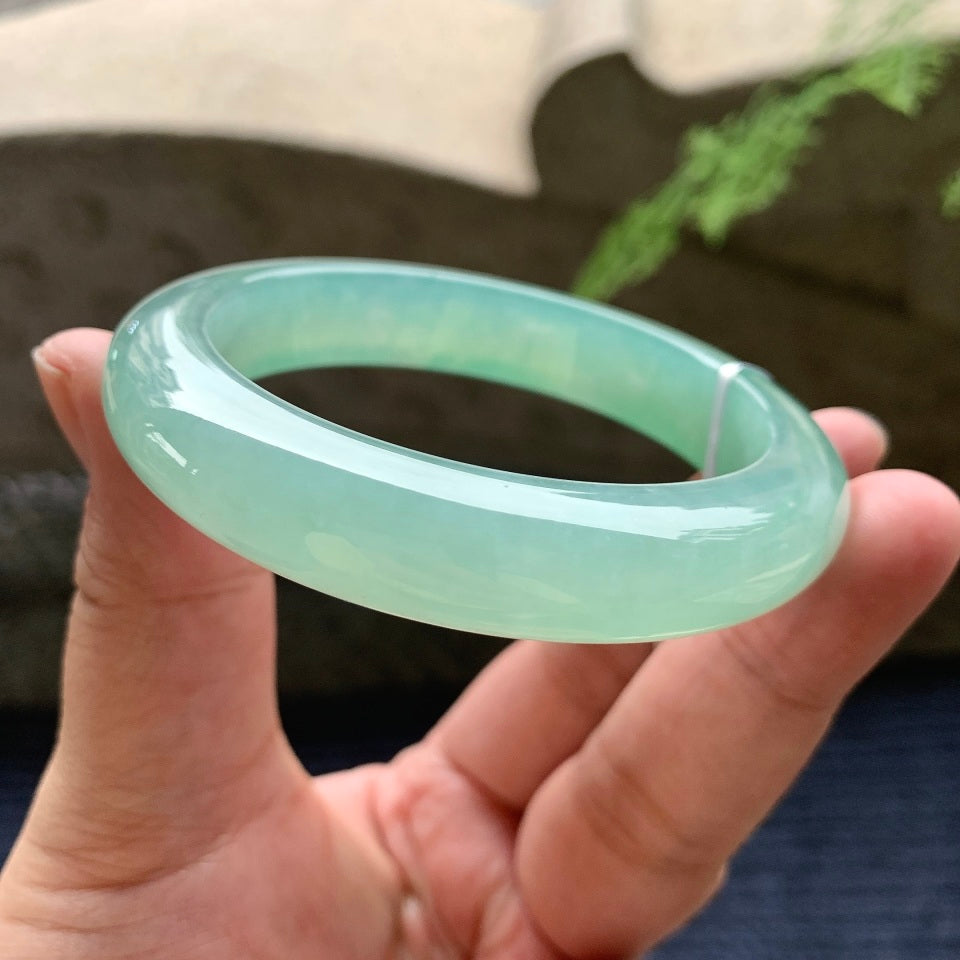 冰种晴水平安镯（56.6mm）（yc166107）