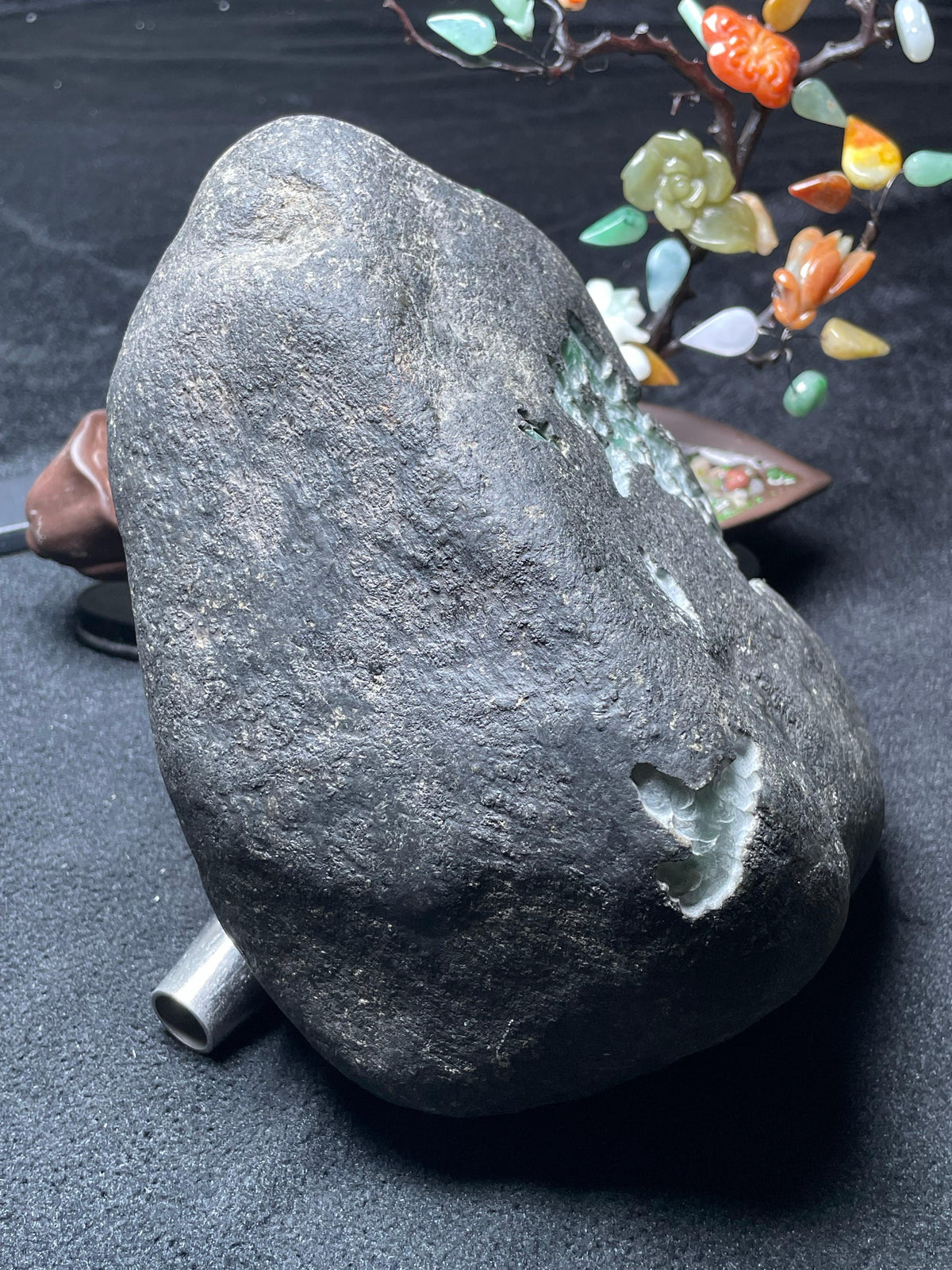 莫湾基开窗冰底飘阳绿（yc692905）
