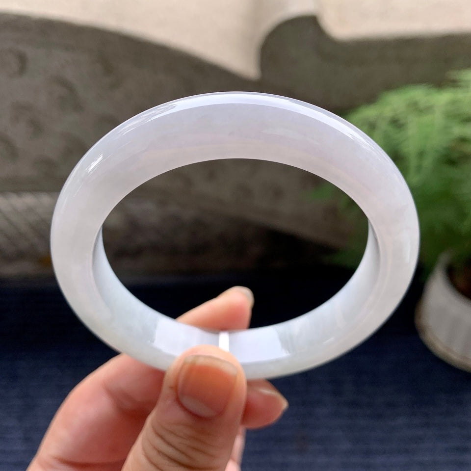 糯种无色平安镯（57.4mm)（yc089981）