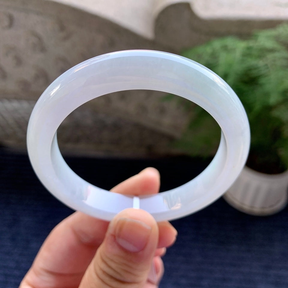 细糯种无色平安镯（55.8mm）（yc079177）
