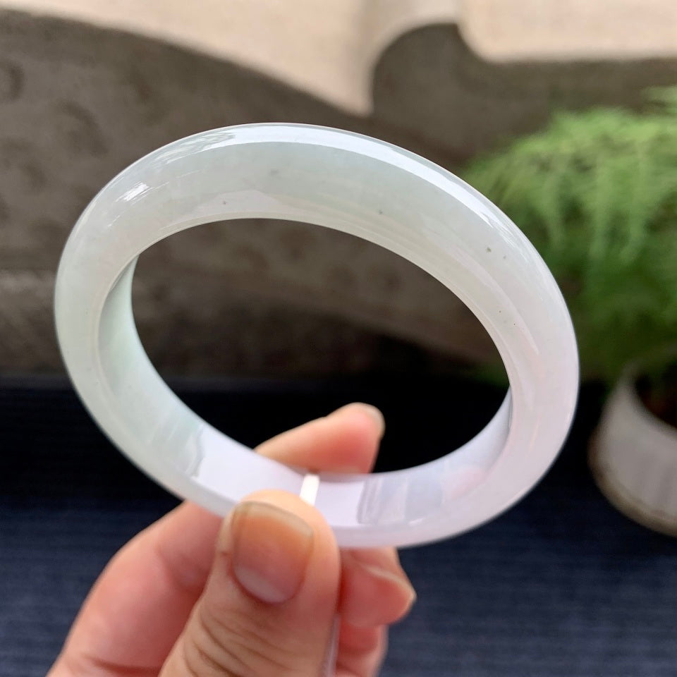 细糯种无色平安镯（54mm）（yc088774）