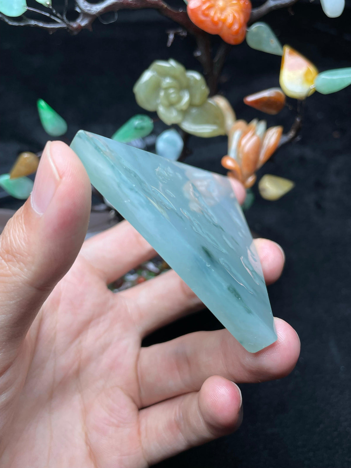 冰飘花三角片料（yc709234）