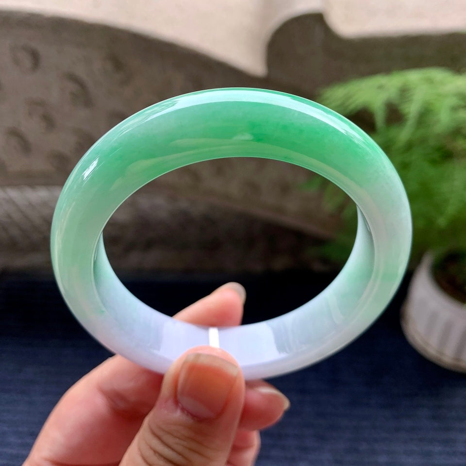 细糯种春彩平安镯（57.6mm）（yc097032）