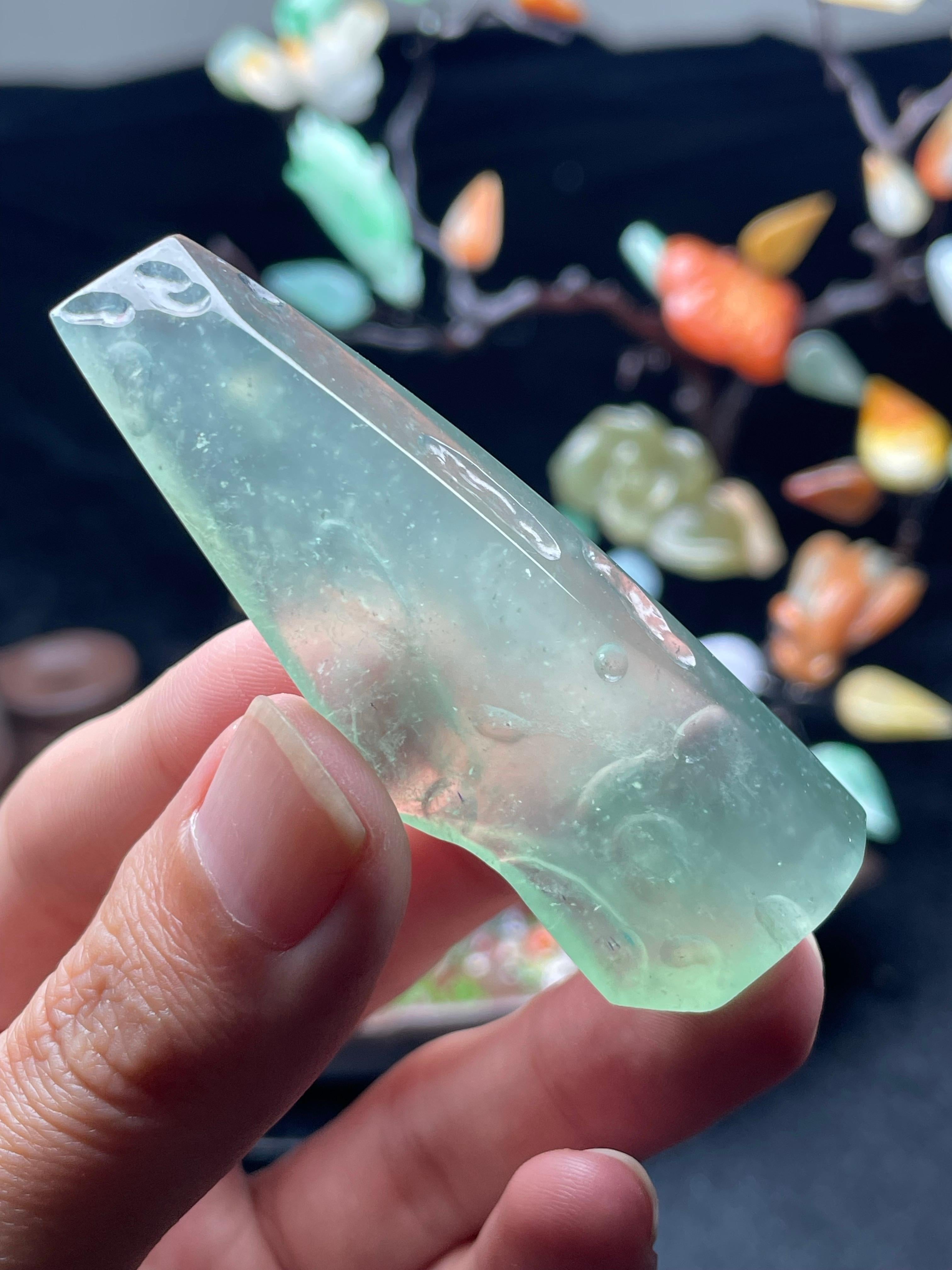 高冰晴水雪花棉片料（yc530019）