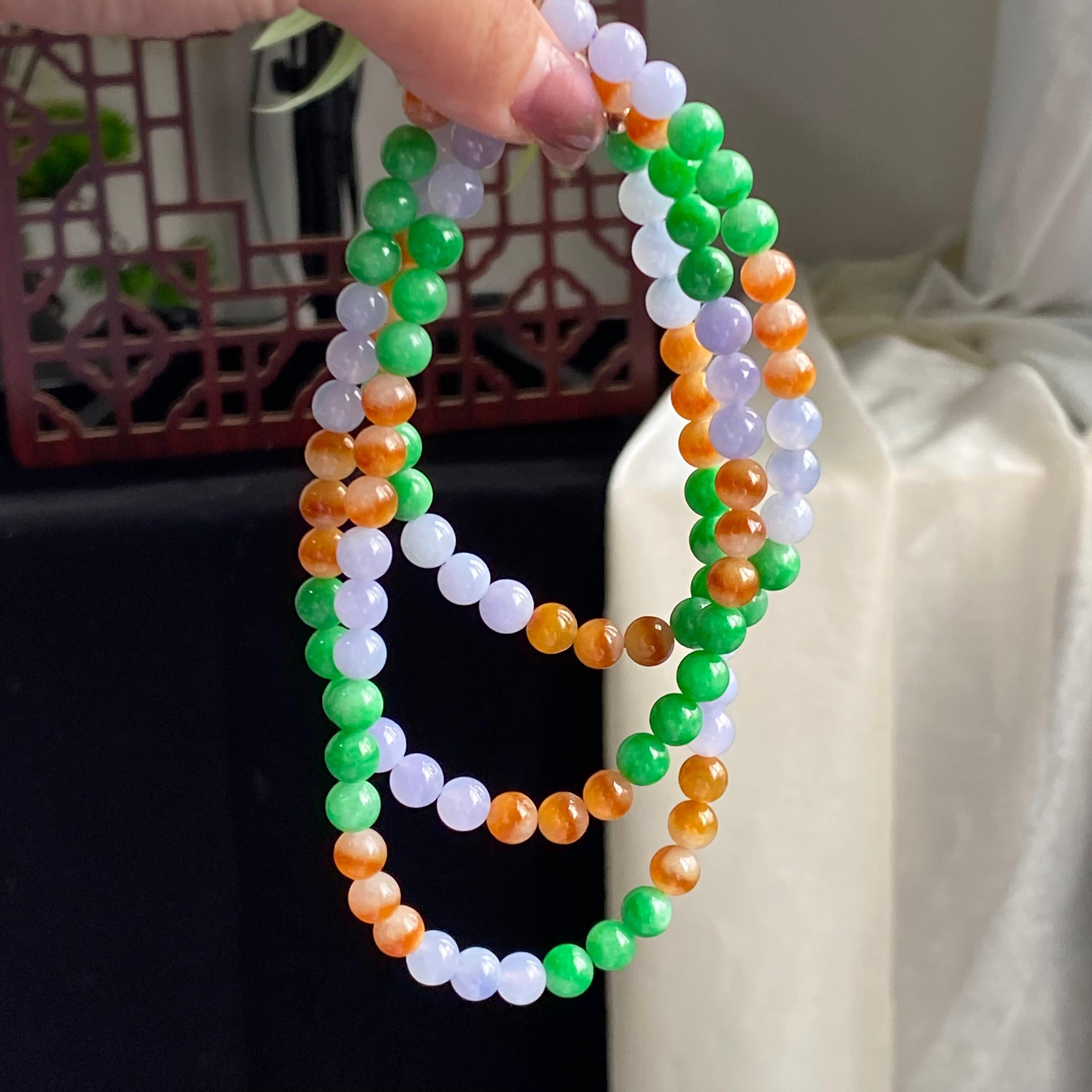 冰种多宝珠链（107颗）（yc196874）