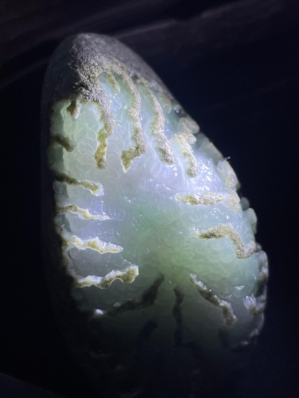 后江开窗冰底飘色花牌子挂件料（yc701379）