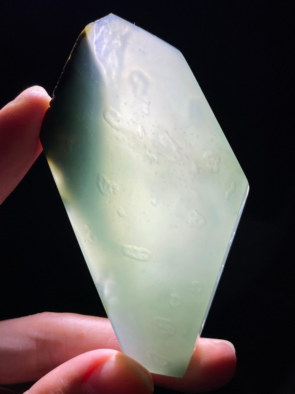 蓝晴底带原皮牌子料（yc535276）
