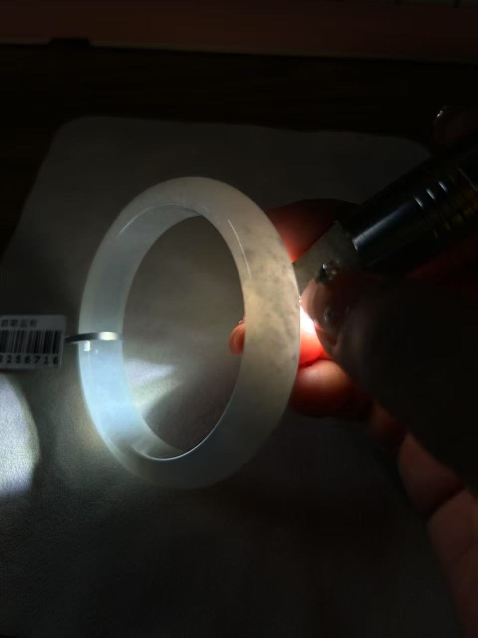 糯冰种无色平安镯（58mm）（yc081130）