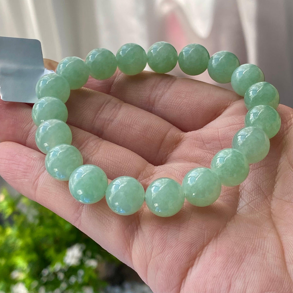 糯冰种晴底单圈手串（19颗）（yc203125）