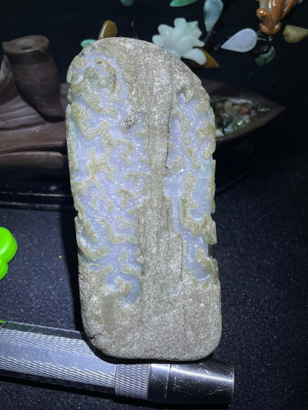 后江淡紫飘色开窗料（yc707279）