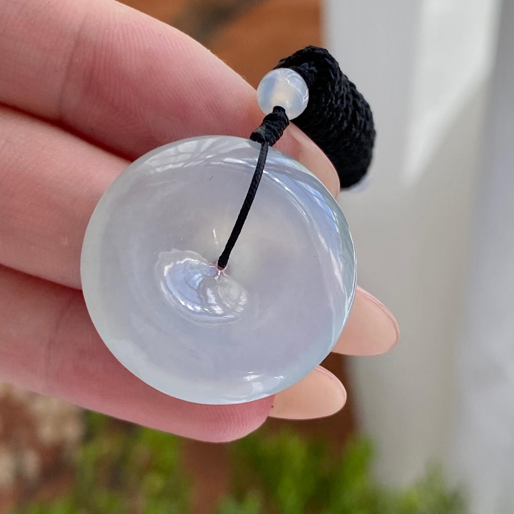 冰种白月光平安扣吊坠（yc233820）