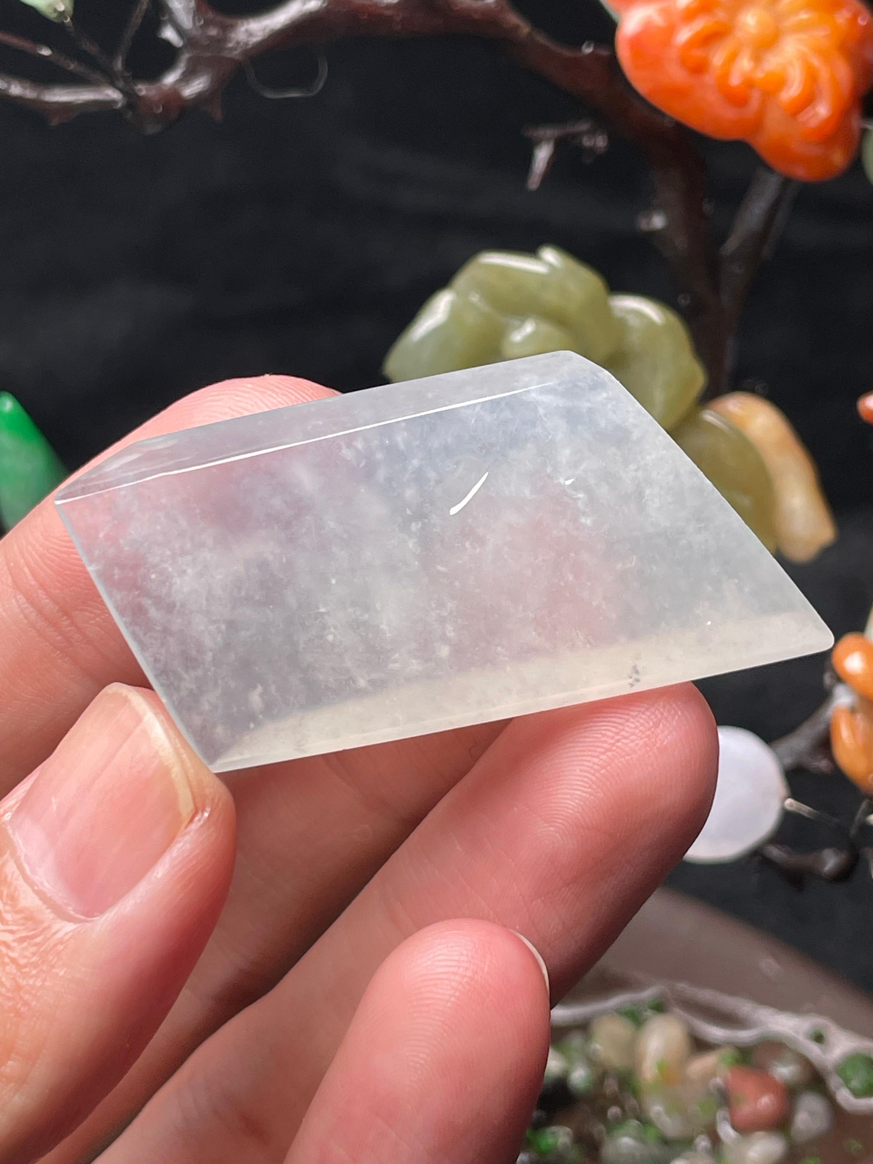 高冰木那雪花棉挂件料（yc503412）