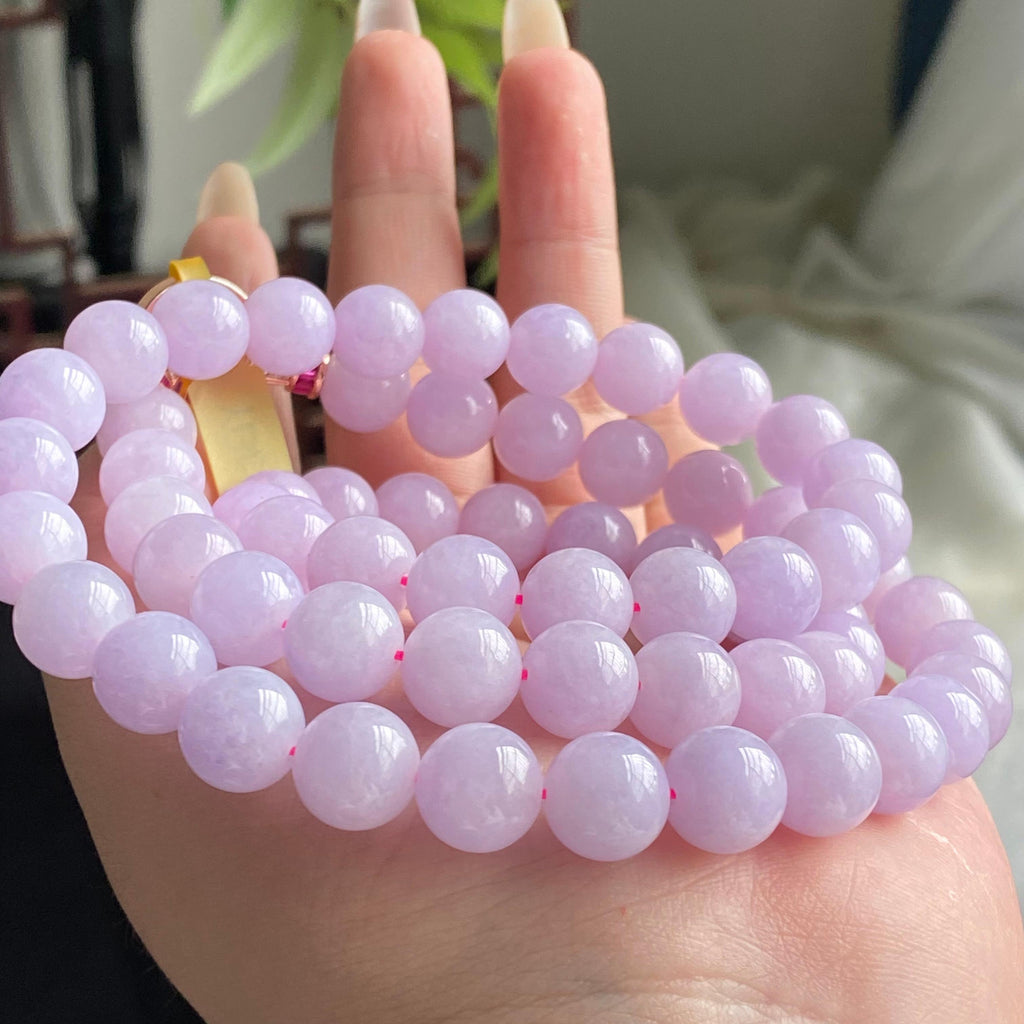 细糯种紫罗兰珠链（62颗）（yc196843）