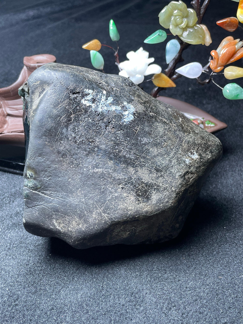 极品南齐脱沙开窗雪花棉蓝墨（yc499707）