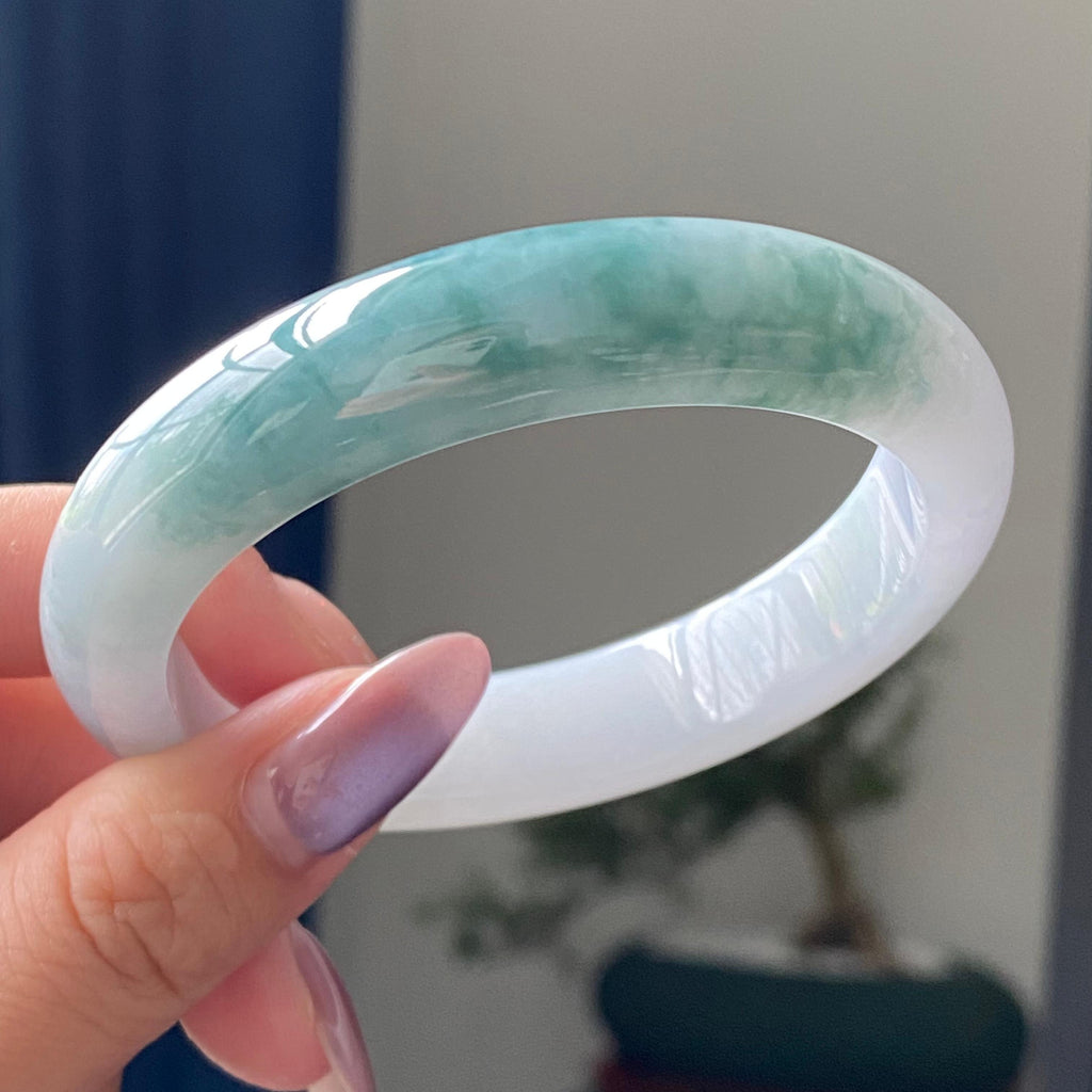 细糯种飘花平安镯手镯（57圈）（yc195379）