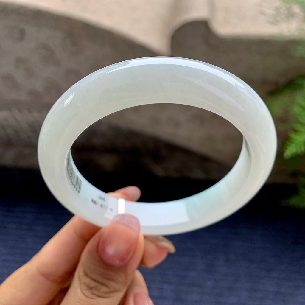 细糯种淡晴底平安镯（55.2mm）（yc280882）