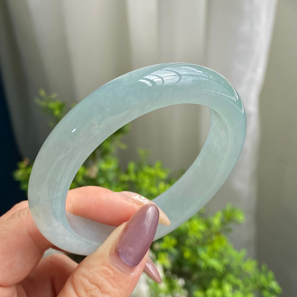 糯冰种晴底平安镯（55圈）（yc200594）