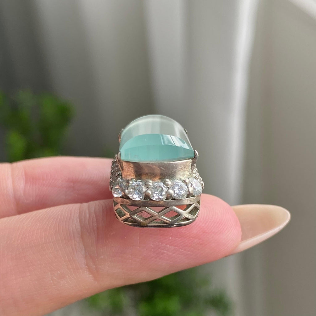 高冰种晴底无事牌裸石（yc206234）