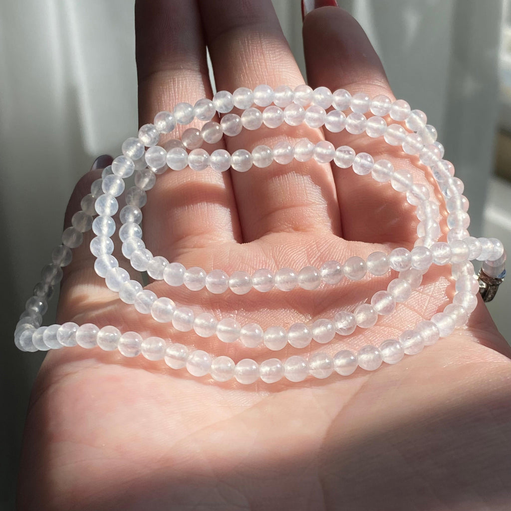 冰种白月光小米珠珠链（150颗）（yc213174）