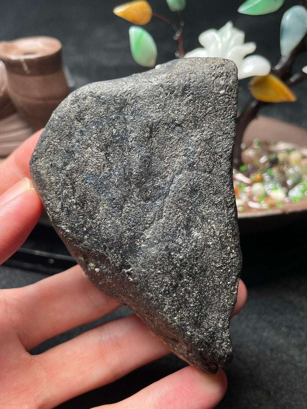 莫湾基开窗冰底飘花飘黄牌子料（yc497711）