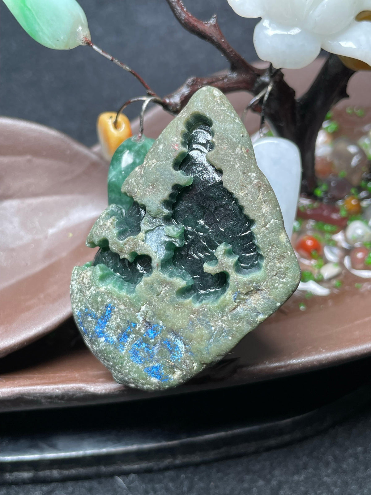 南齐开窗蓝水飘色小精品（yc538270）